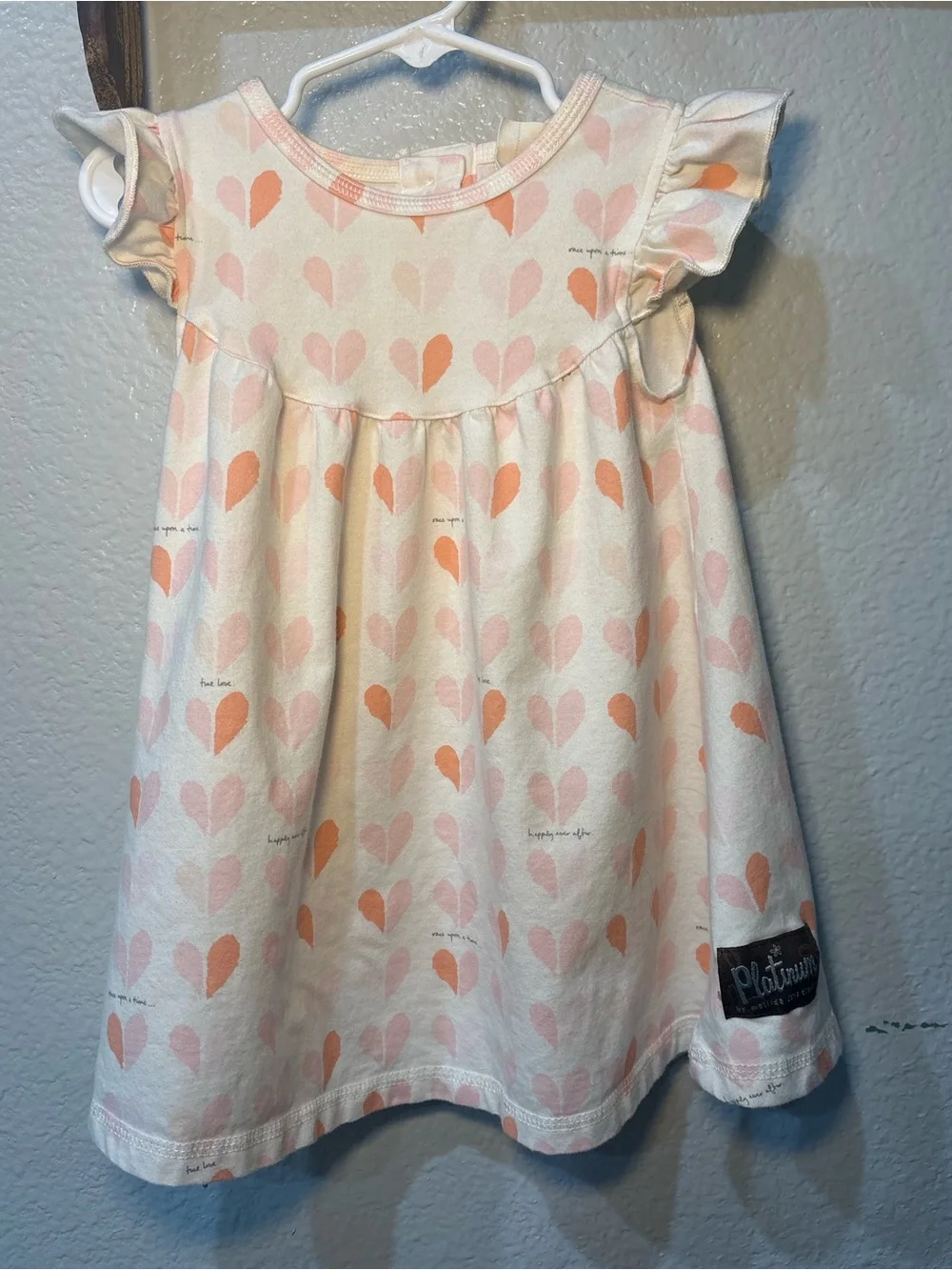 Matilda Jane Platinum Girls' Dress Once Upon A Time Print 1/1 Tag Size 2 EUC